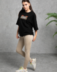 Oversize Baskılı T-Shirt Kadın To Be COOL