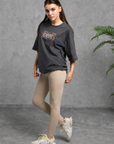 Oversize Baskılı T-Shirt Kadın To Be COOL
