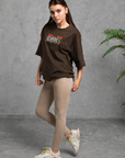 Oversize Baskılı T-Shirt Kadın To Be COOL