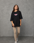 Oversize Baskılı T-Shirt Kadın Karpuz Dilim