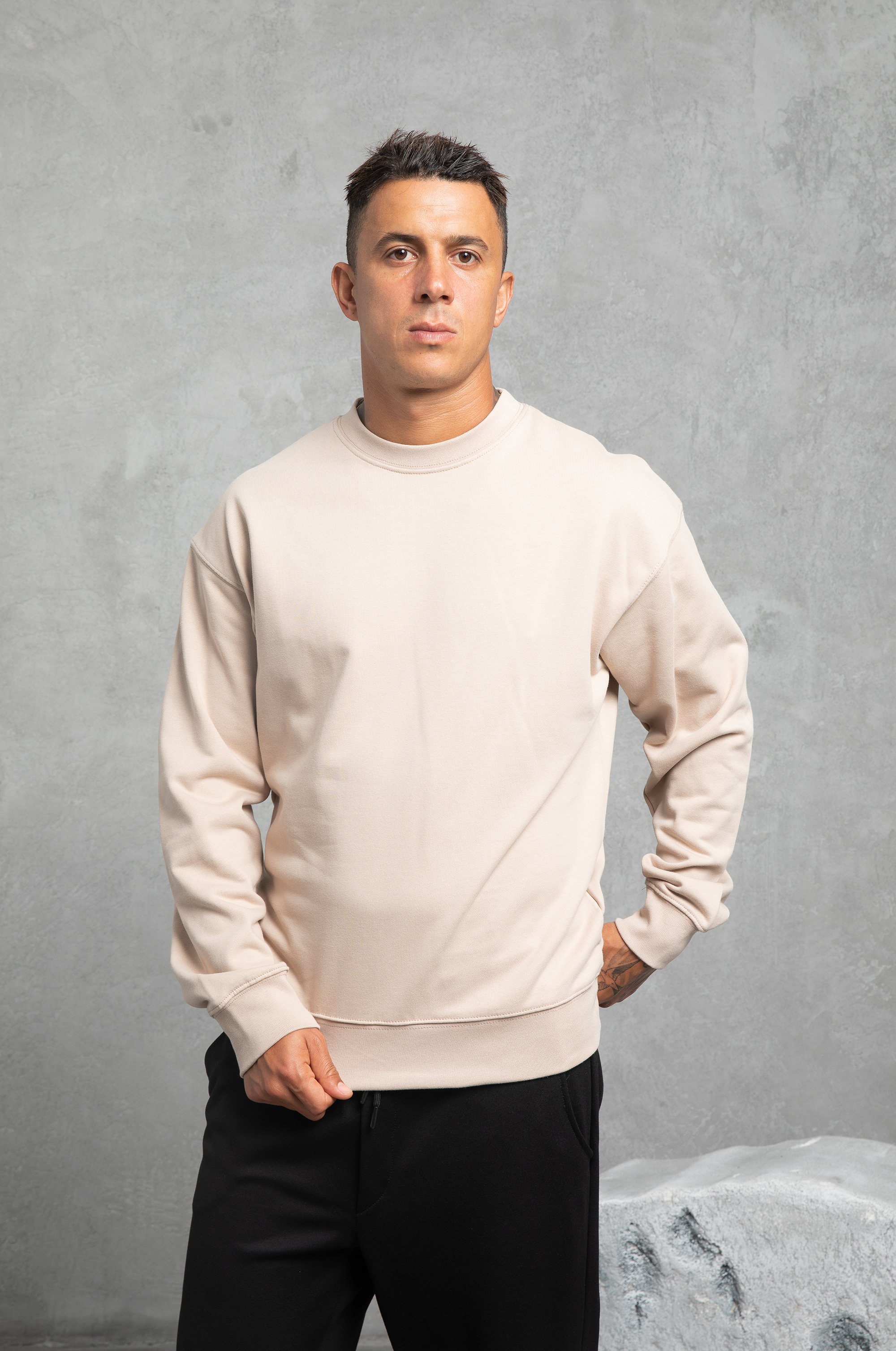 Erkek Baskılı  Sweatshirt
