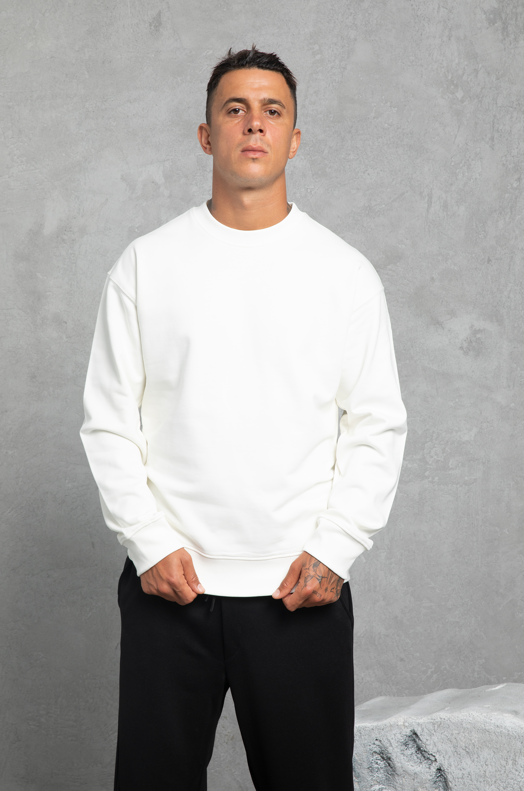 Erkek Baskılı  Sweatshirt