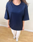 Oversize T-Shirt 3 lü Paket(Lacivert sütlü kahve antrasit)
