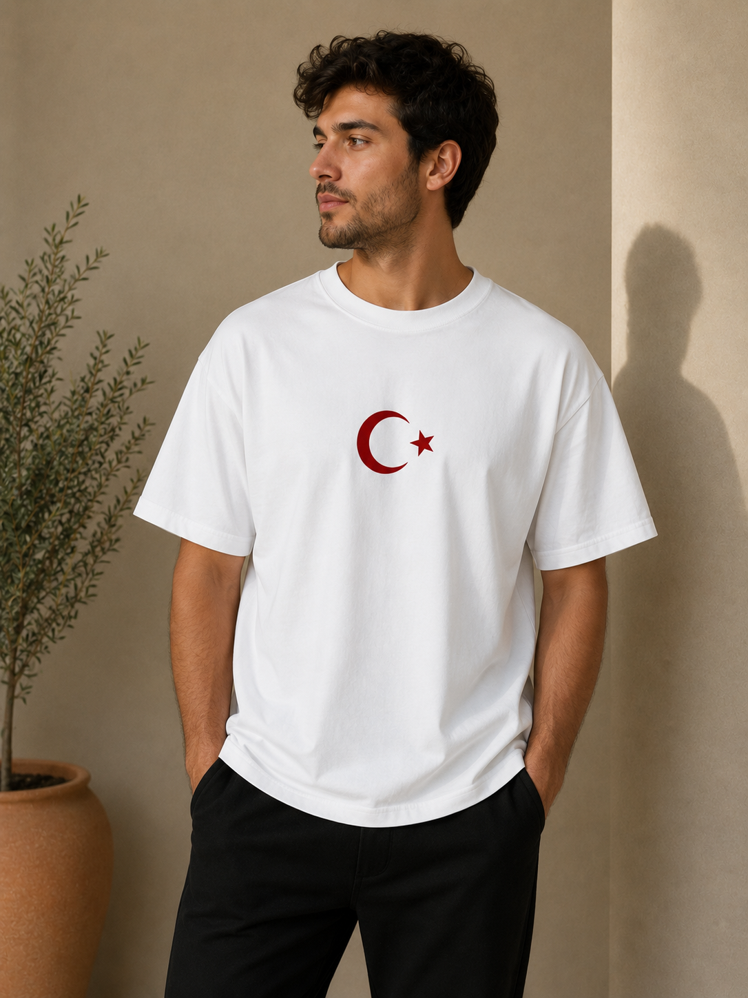 Oversize T-Shirt  Milli Takım AY YILDIZ