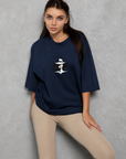 Oversize Baskılı T-Shirt Kadın Matmazel