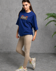 Oversize Baskılı T-Shirt Kadın To Be COOL