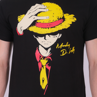 Baskılı T-Shirt One Piece Luffy