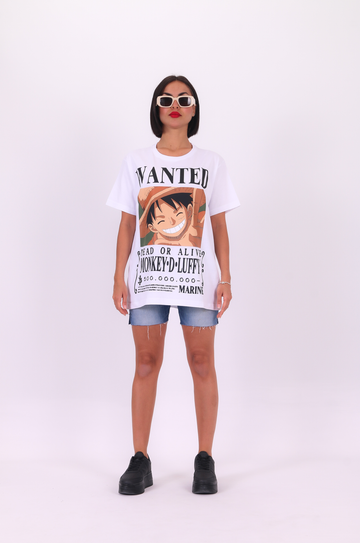 Baskılı T-Shirt Wanted