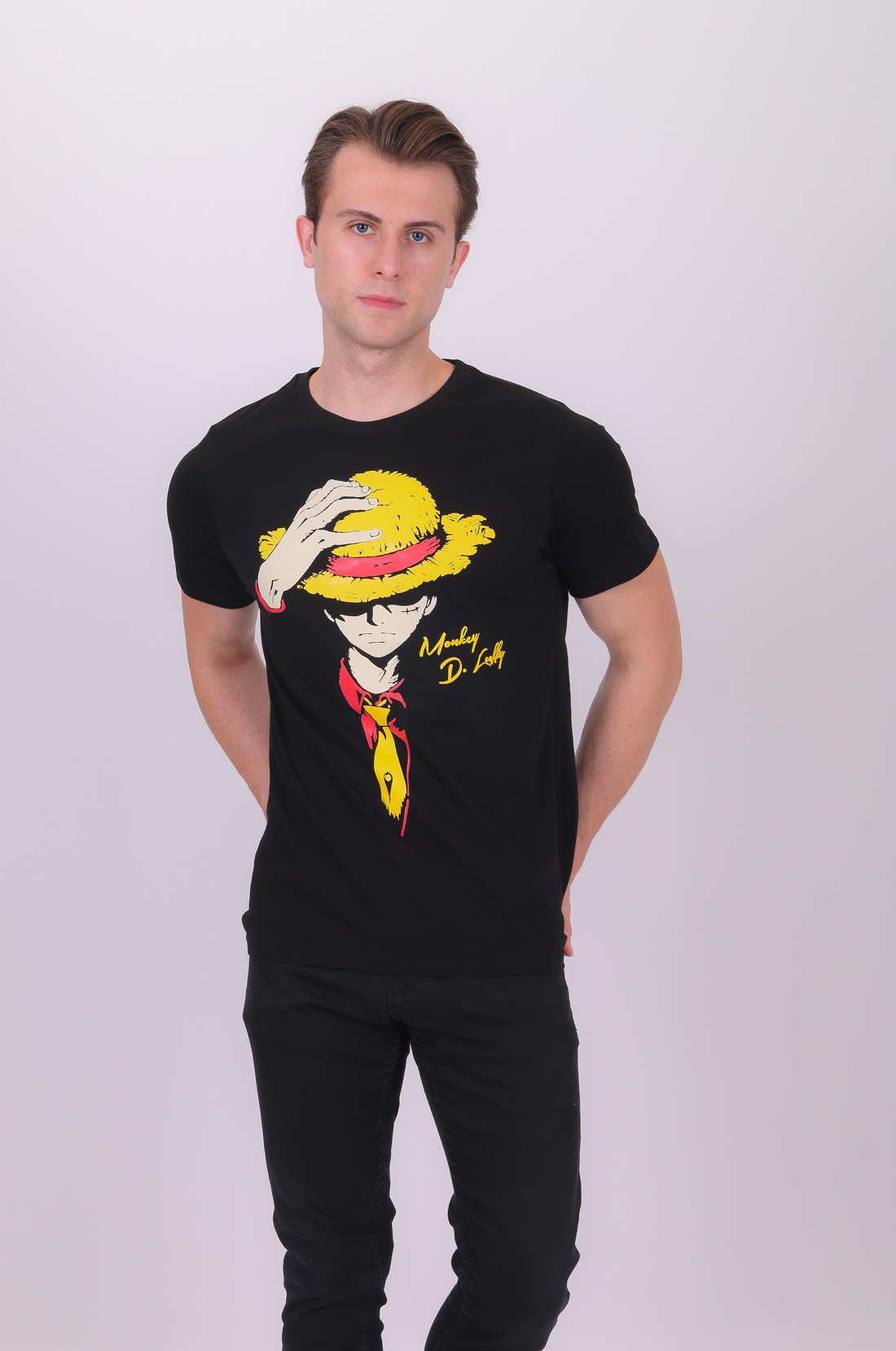 Baskılı T-Shirt One Piece Luffy